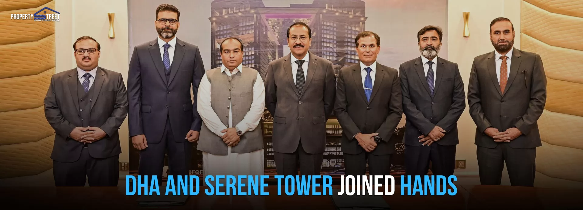 DHA and Serene Tower Joined Hands