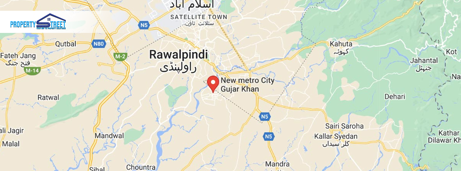 New Metro City Gujar Khan Location