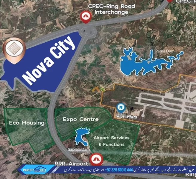 Nova City Islamabad Location